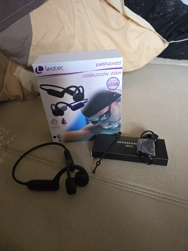 Auriculares Leotec Conducción Ósea Negro