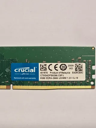 Crucial 8GB DDR4-2666 UDIMM