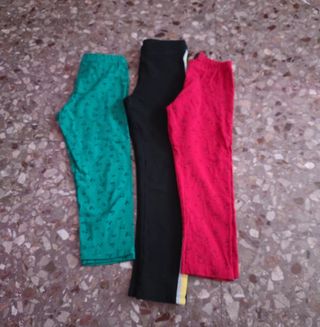 Leggings bambina 3 paia