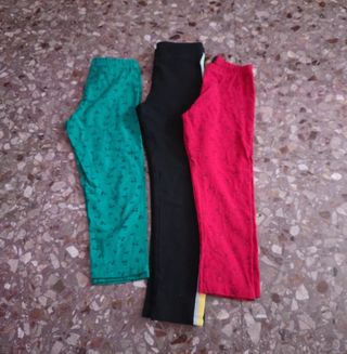 Leggings bambina 3 paia