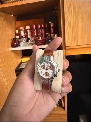 Orologio Fendi Donna Pelle Marrone Argento