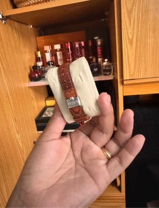 Orologio Fendi Donna Pelle Marrone Argento