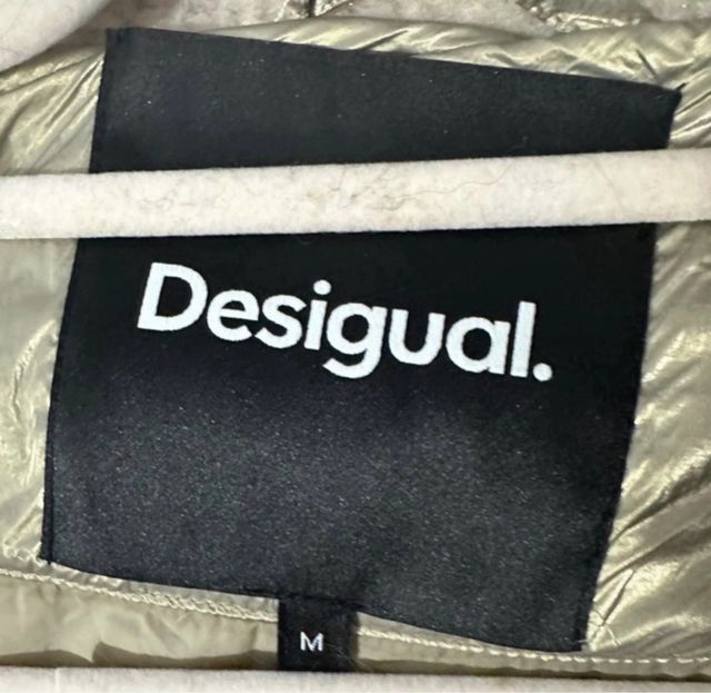 Abrigo Desigual Dorado/Plateado