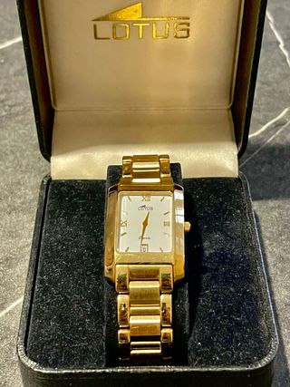 Reloj Lotus 15074 Acero Bañado en Oro