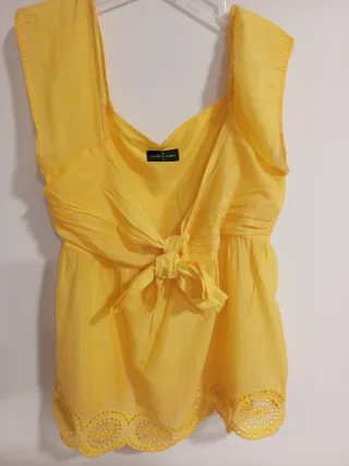 Blusa Roberto Verino Amarilla