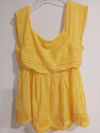 Blusa Roberto Verino Amarilla