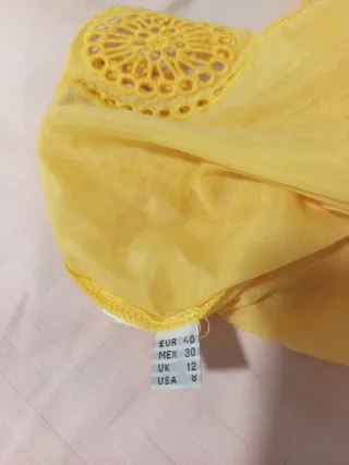 Blusa Roberto Verino Amarilla