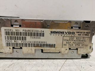 SISTEMA AUDIO / RADIO CD PEUGEOT 307 (S1) (2)