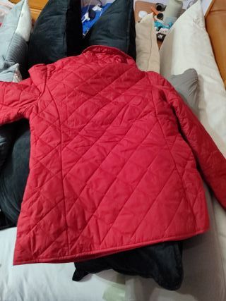 Chaqueta Ralph Lauren acolchada roja T.16
