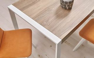 Mesa extensible Evor - Madera y metal