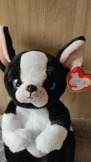 Peluche Ty Beanie Boston Terrier.