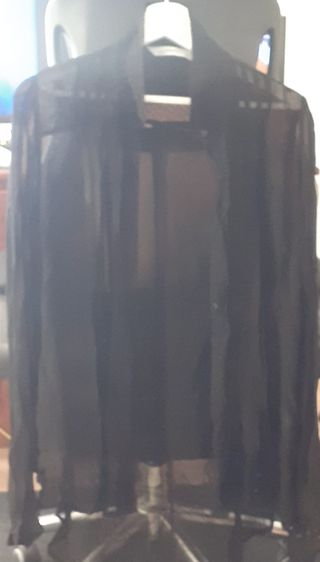 Blusa Transparente Negra Talla Única