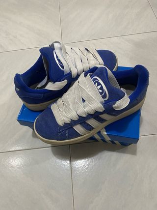 Scarpe Adidas Campus Blu e Bianche