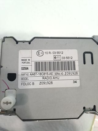 SISTEMA AUDIO / RADIO CD FORD FIESTA VI (CB1, CCN)