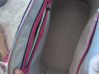 Borsa a mano fucsia