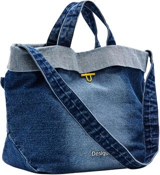 Bolso Desigual Mujer Azul y Gris