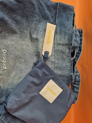 Bolso Desigual Mujer Azul y Gris