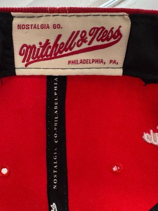 Gorra Chicago Bulls Mitchell & Ness Snap Back