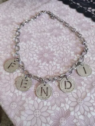 Collana Fendi Argento