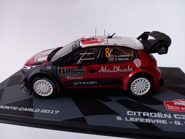 Citroën C3 WRC 2017 IXO 1:43 Lefebvre
