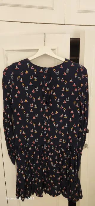 Vestido corto estampado yoga