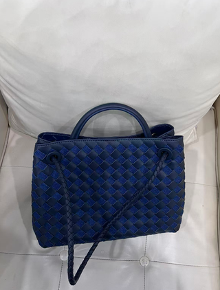 Bolso Bottega Veneta Azul y Dorado