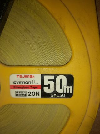 Cinta métrica 50m Fibra de Vidrio