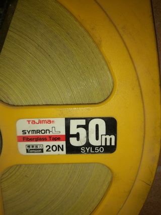 Cinta métrica 50m Fibra de Vidrio