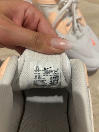 Nike Air Max 2X Talla 41 (US 9.5) Naranja/Blanco