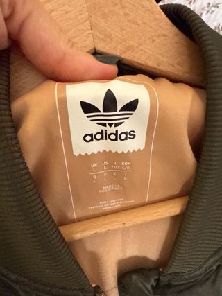 Chaqueta Adidas Bomber Verde