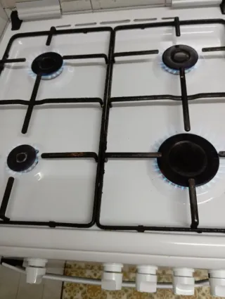 Cocina de gas 4 fuegos con horno de gas 