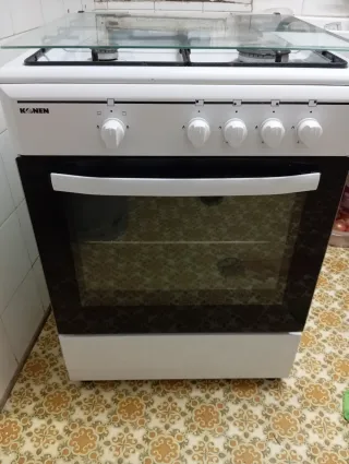 Cocina de gas 4 fuegos con horno de gas 