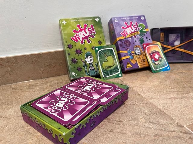 Juego de cartas Virus! y Virus! 2 Evolution