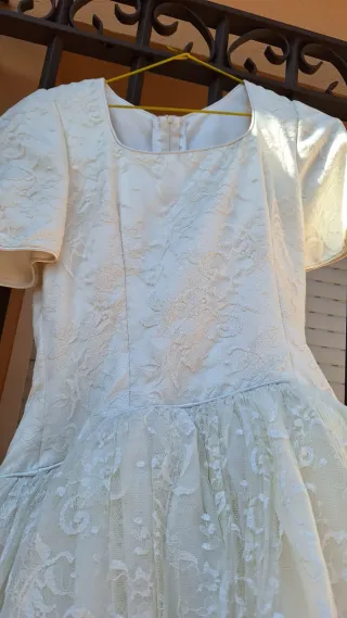Traje de Novia con Velo de chantilly
