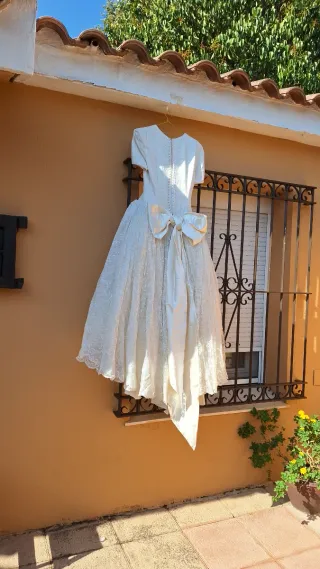 Traje de Novia con Velo de chantilly