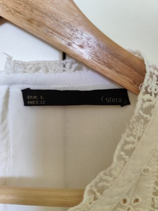 Blusa Sfera Encaje Mujer Talla L