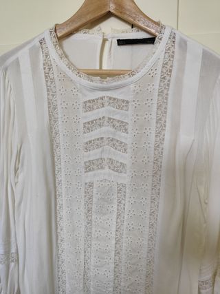 Blusa Sfera Encaje Mujer Talla L