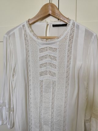Blusa Sfera Encaje Mujer Talla L