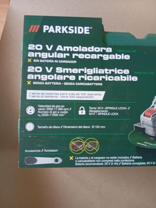 Parkside Amoladora Angular PWSA 