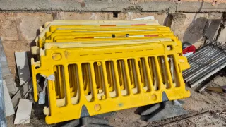 Vallas de plástico para obra 

