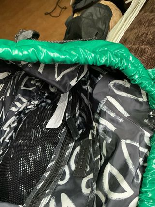 Mochila Desigual verde brillante