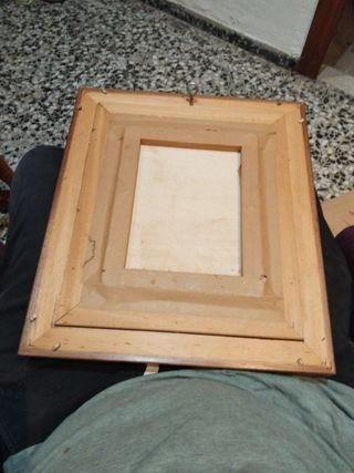 Cuadro al óleo paisaje marino