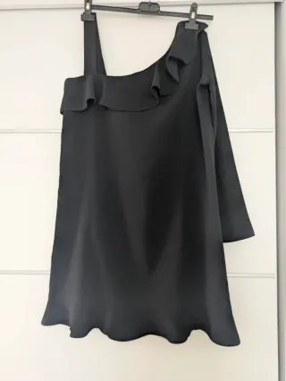 Vestito monospalla Mango nero
