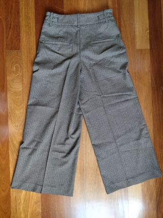 Pantalón de traje a cuadros elegante