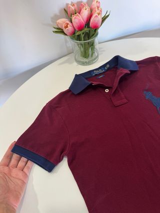 Polo Ralph Lauren Chica Talla XS Color Burdeos