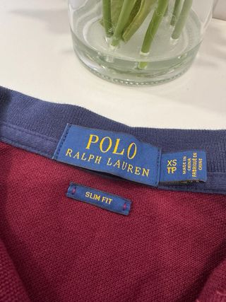 Polo Ralph Lauren Chica Talla XS Color Burdeos