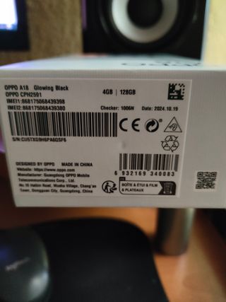 Oppo A18 - 4 GB/128 GB - Android 15