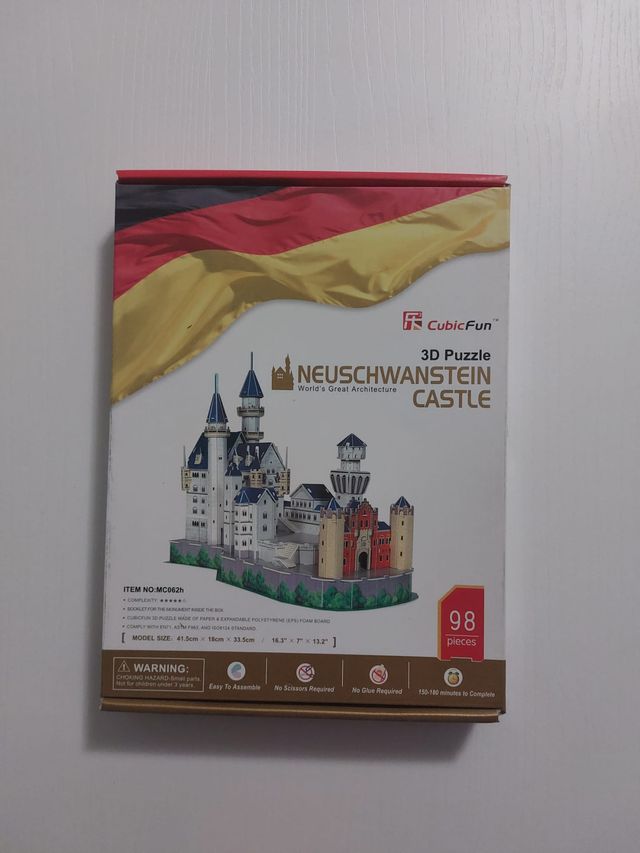 Puzzle 3D CubicFun Castello di Neuschwanstein