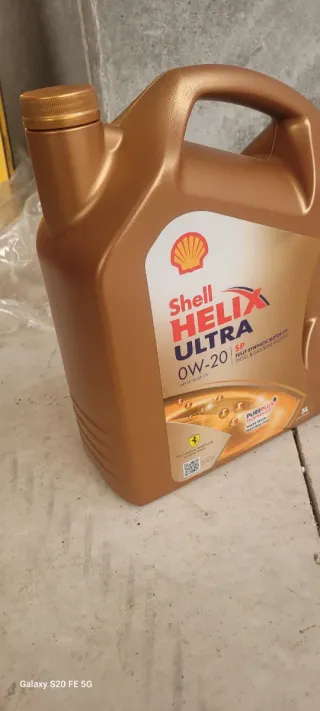 Aceite Shell Helix Ultra 0W-20 SP 5L