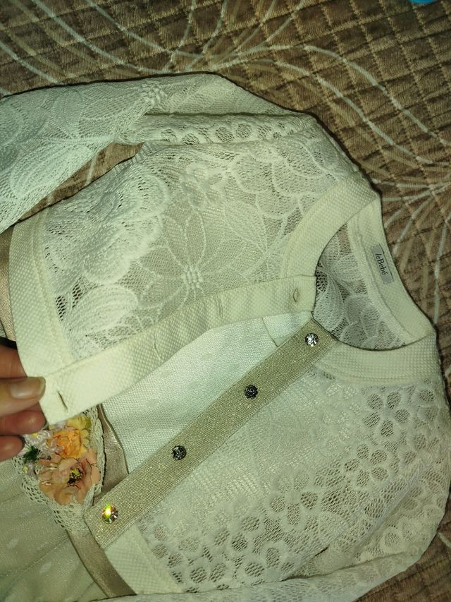 Vestito linea spagnola +coprispalle